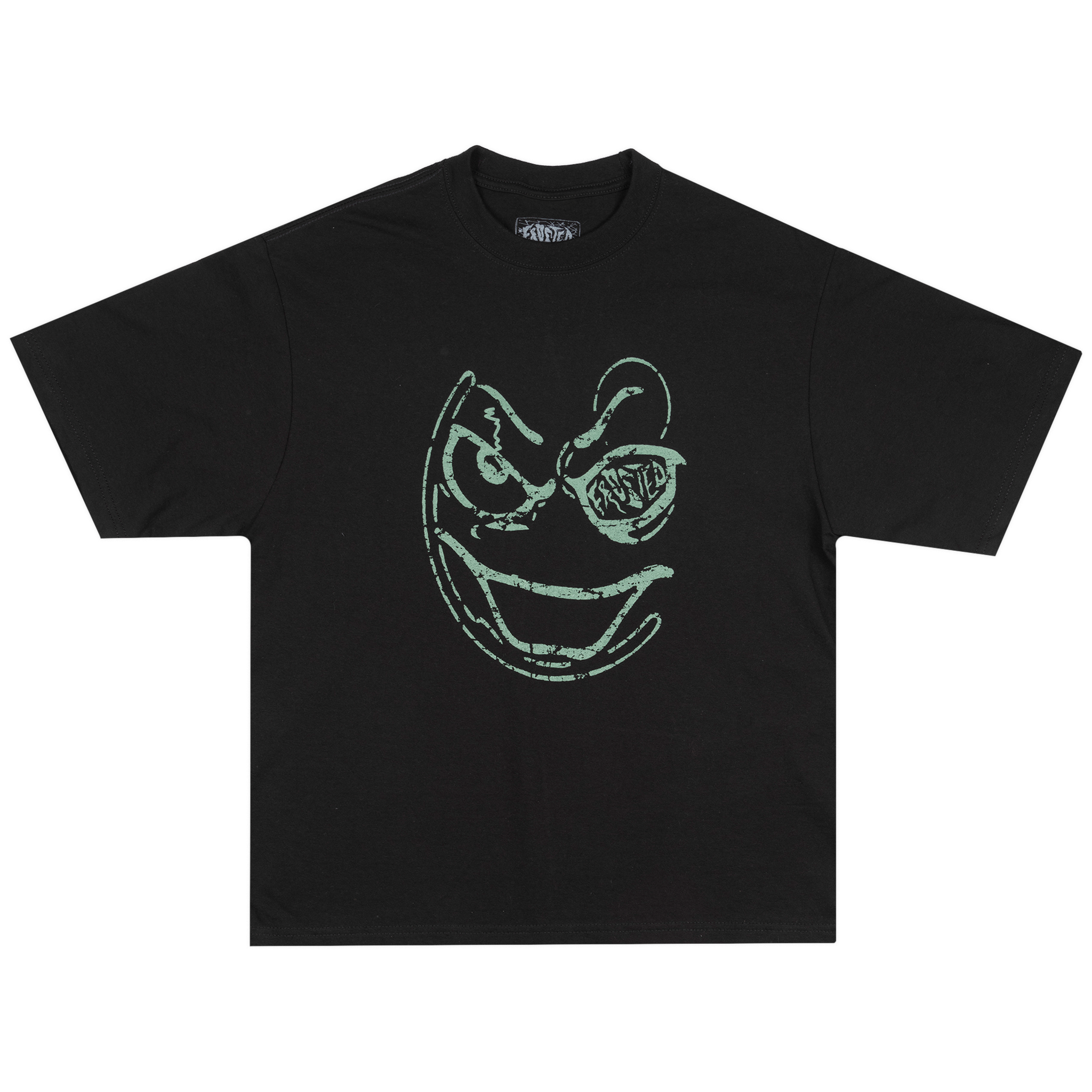 Smiley Boxy T-Shirt - Black