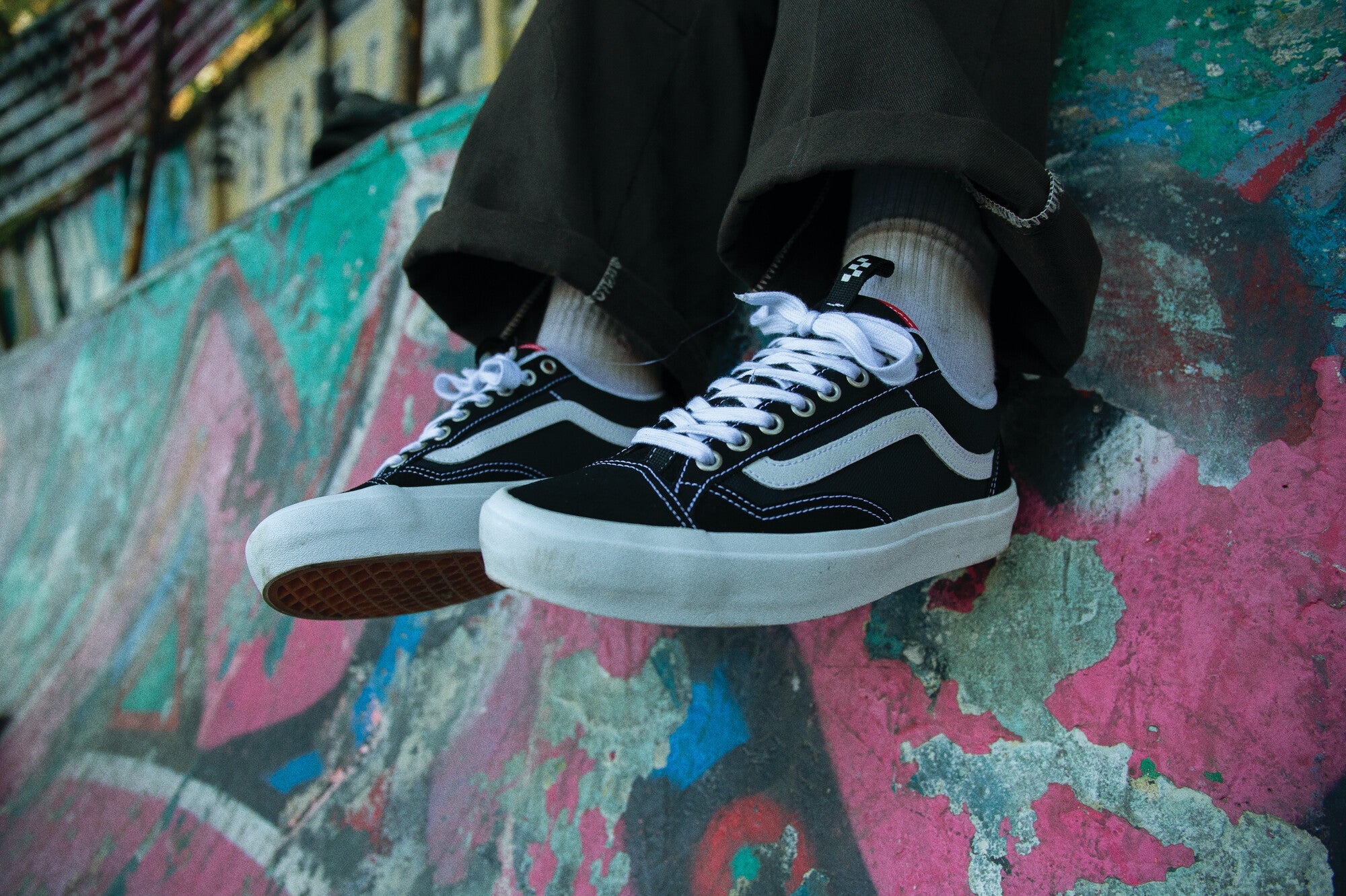 Skate Old Skool 36+ | Noir/Blanc
