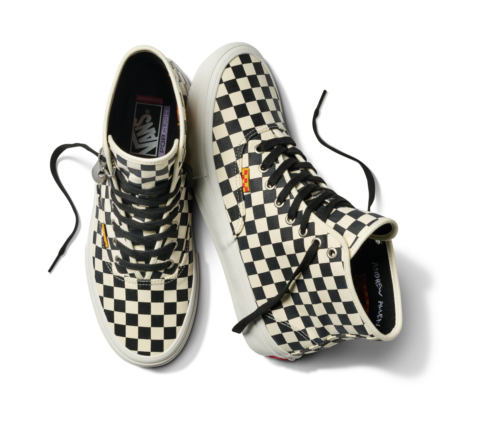 Skate Authentic High VCU Andrew Allen - Checkerboard