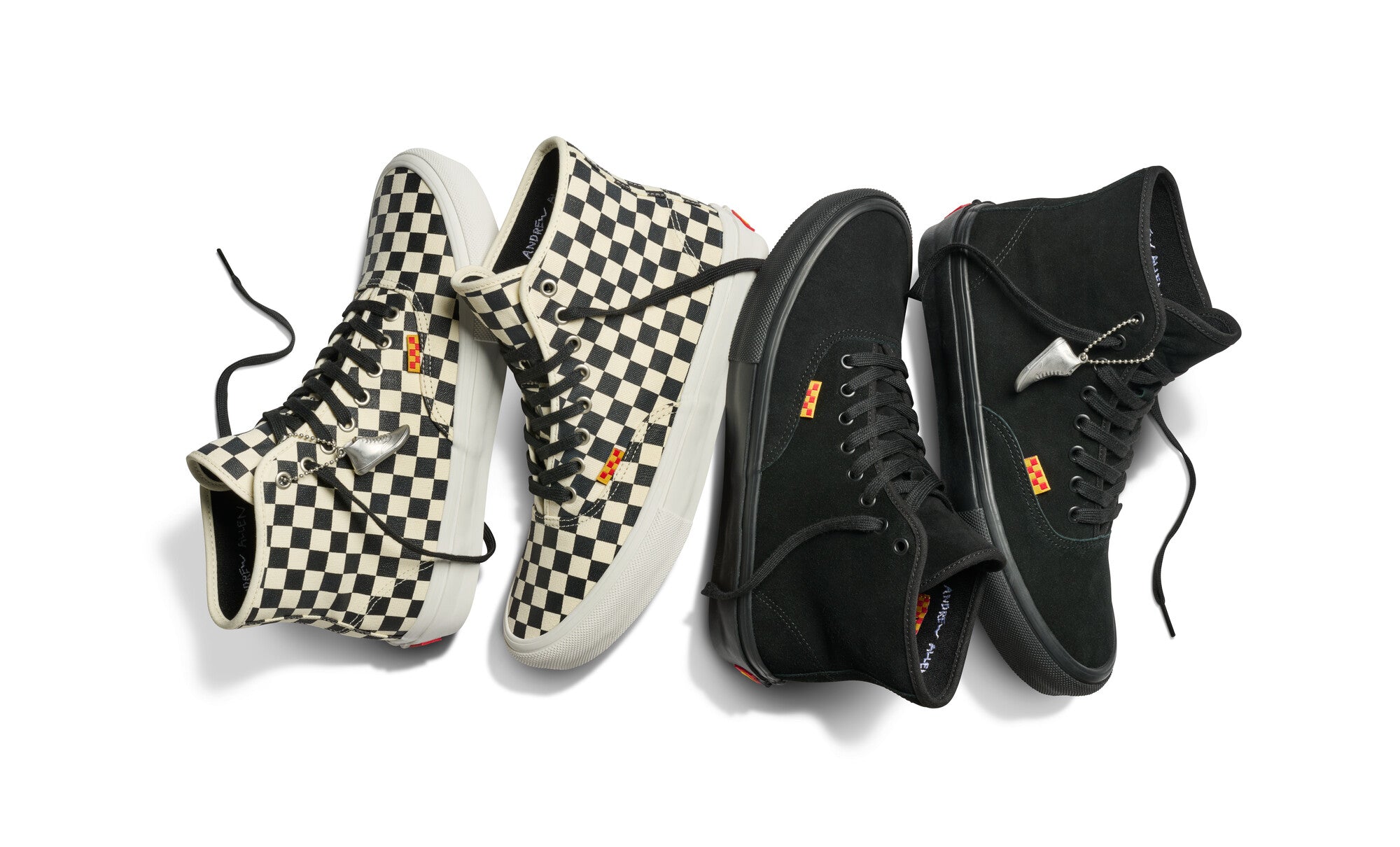 Skate Authentic High VCU Andrew Allen - Checkerboard
