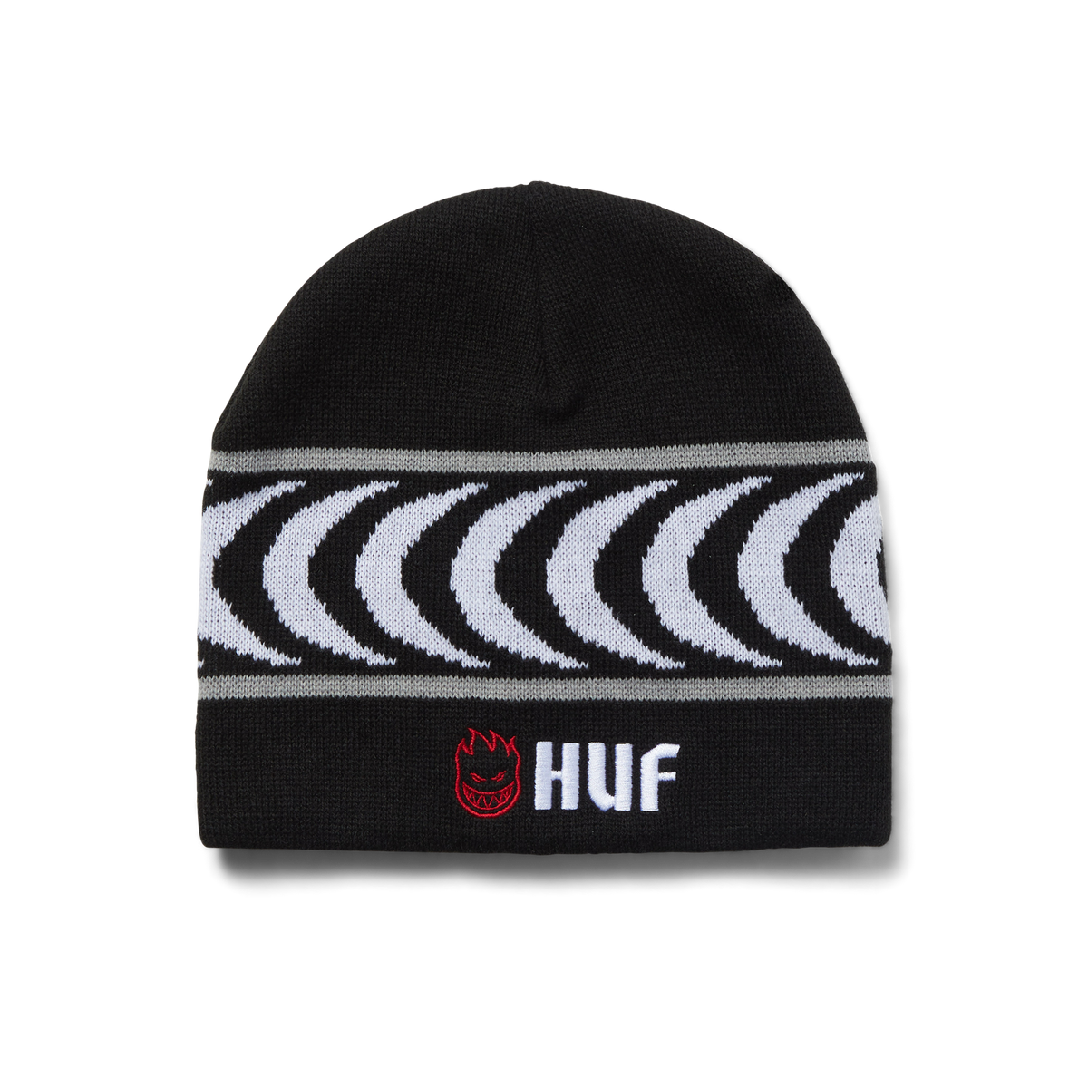 Tuque HUF x Spitfire Skull - Noir