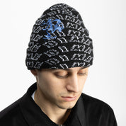 Chopper Beanie à Revers - Noir