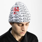 Chopper Beanie à Revers - Blanc
