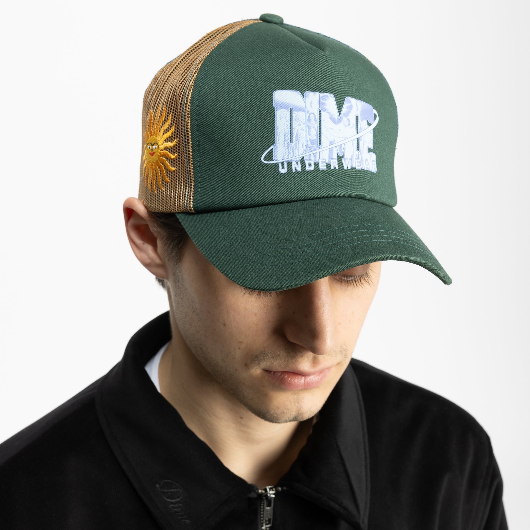 Cosmic Trucker Cap - Green