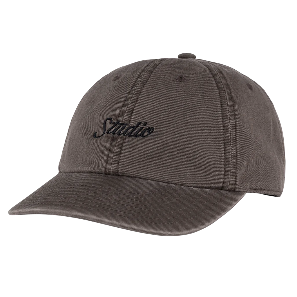 Small Script 6 Panel Classic Cap - Pigment Brown