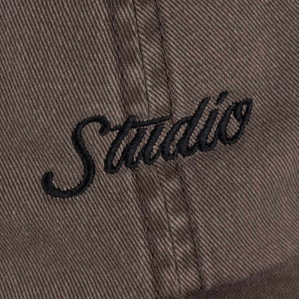 Small Script 6 Panel Classic Cap - Pigment Brown