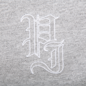 Stamp Embroidered Sweatpants - Grey