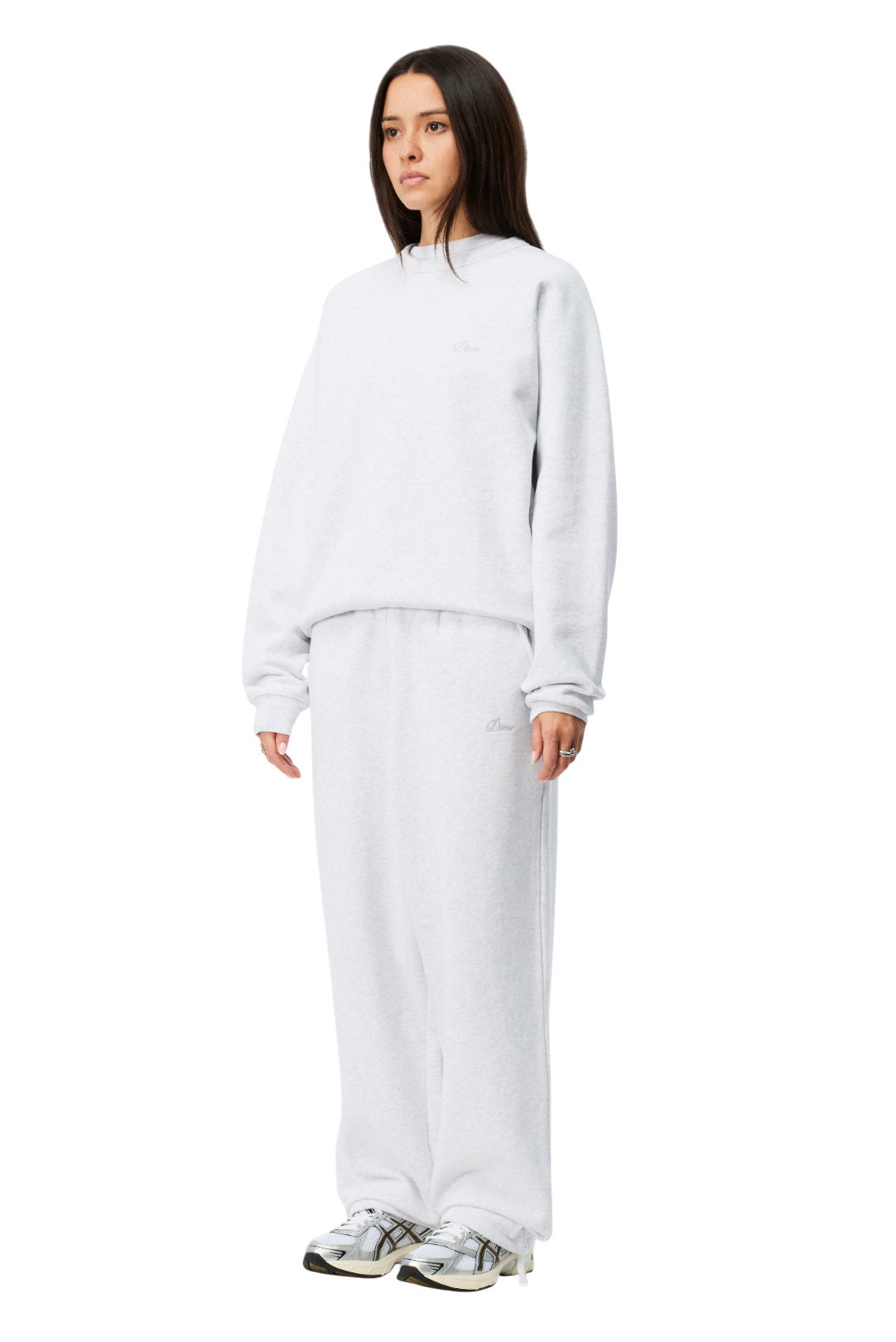 Cursive Small Logo Pantalon de Jogging - Gris Cendré