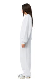 Cursive Small Logo Pantalon de Jogging - Gris Cendré