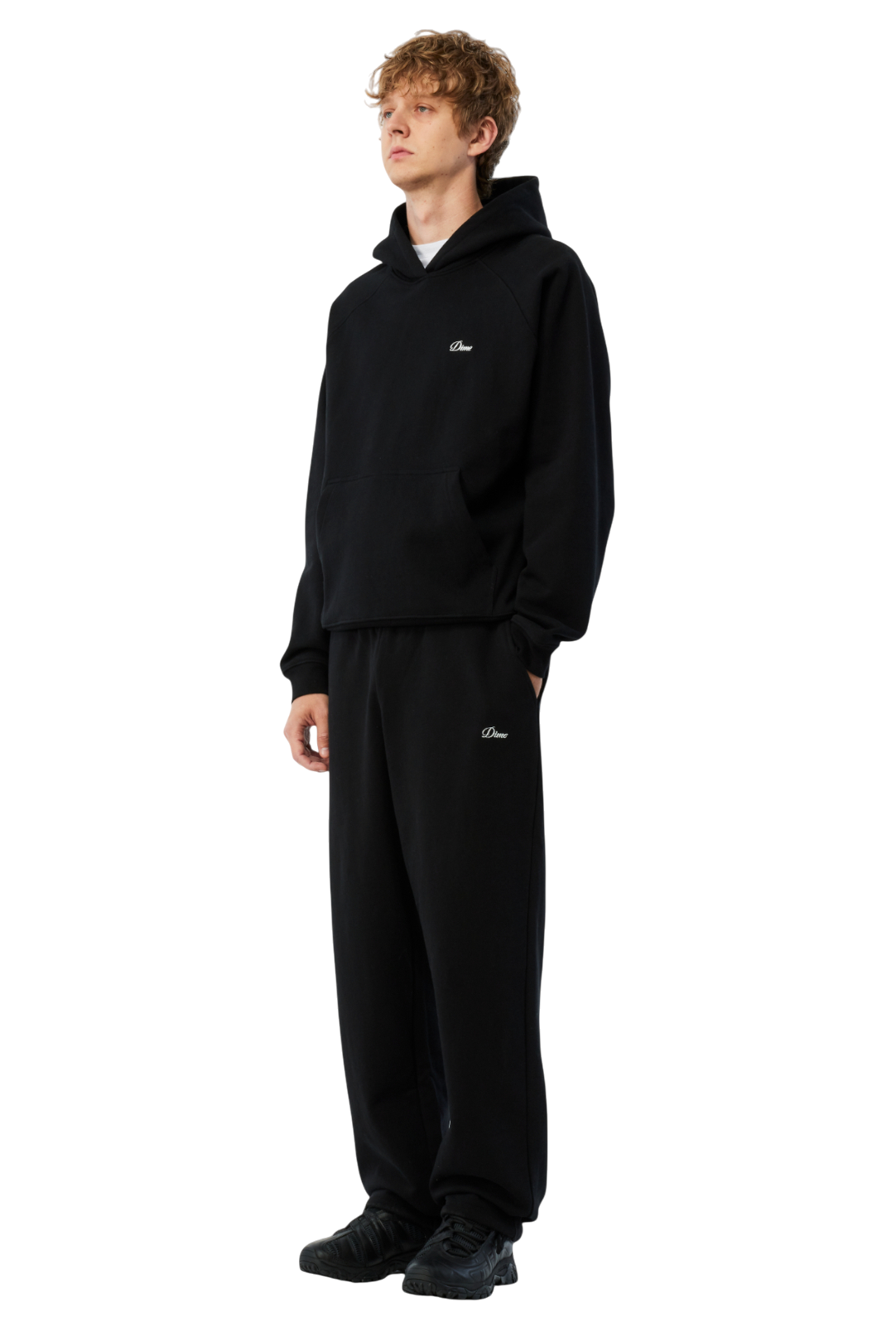 Cursive Small Logo Pantalon de Jogging - Noir