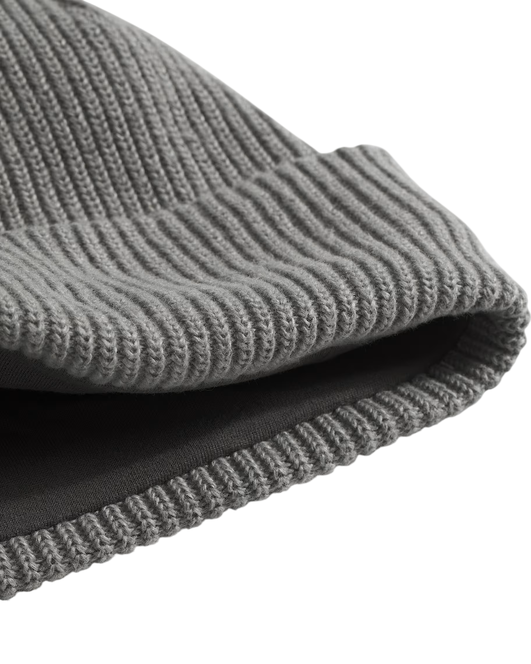 Salty Dog Lined Beanie - Light Grey Heather