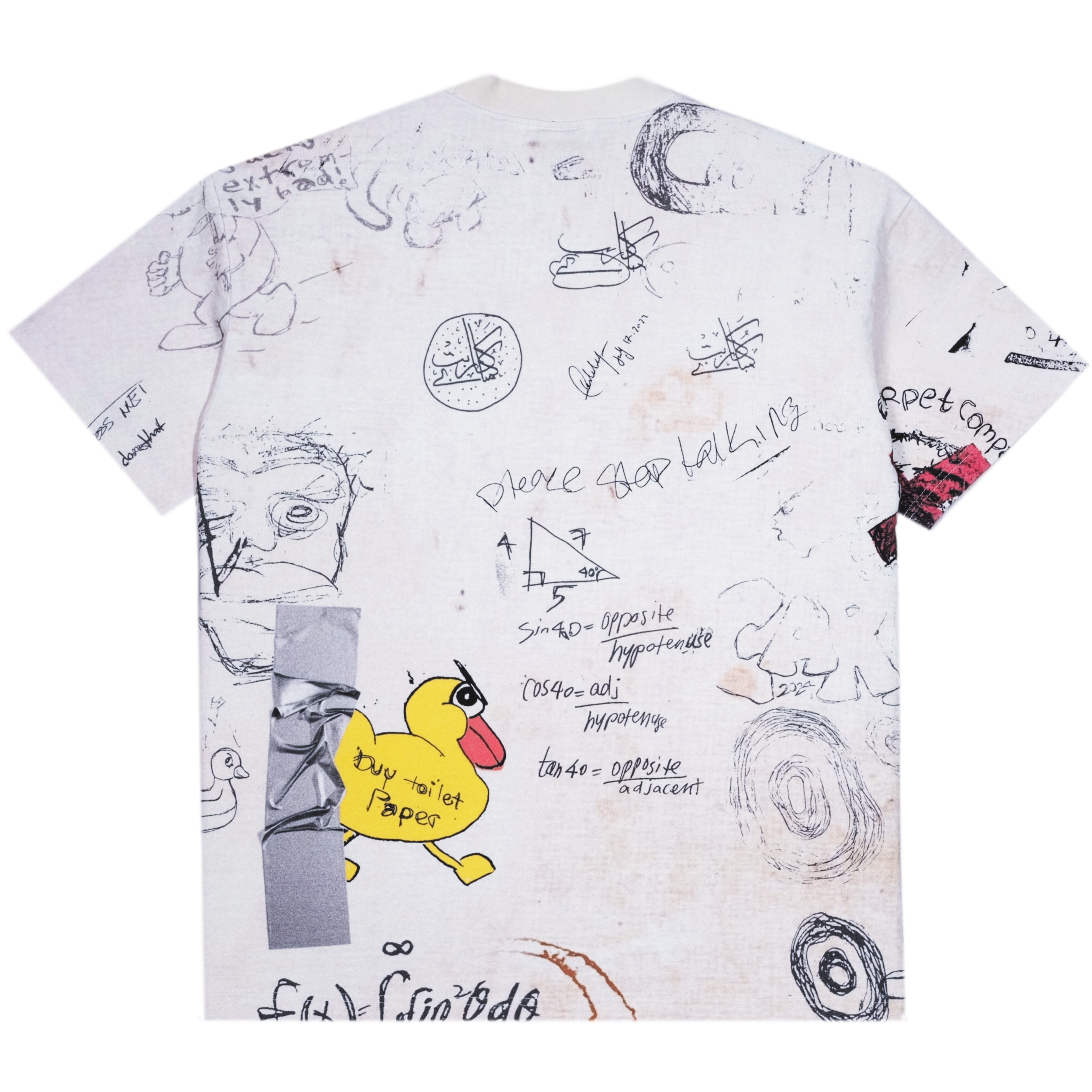 Scrapbook Tee - White