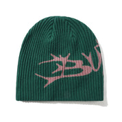 Scrawling Skully Beanie - Forest