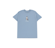 Bike Girl Short Sleeve Tee - Stone Blue