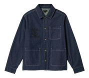 Assembly Reversible Chore Jacket - Indigo/Pine Needle/Whitecap