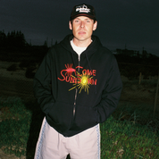 Entomology Zip Hood - Black