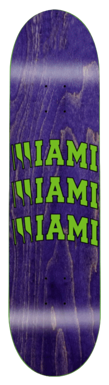 Miami Purple Deck - 8.625"