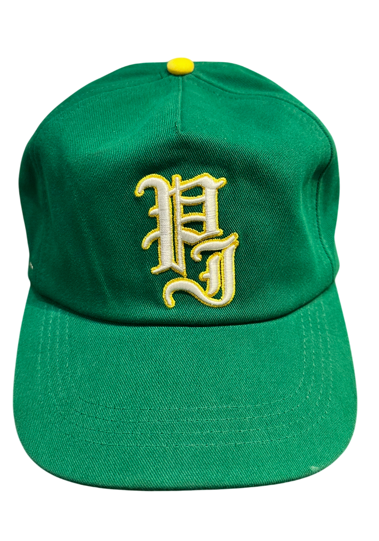 Stamp Casquette 5 Panneaux Snapback - Vert/Jaune