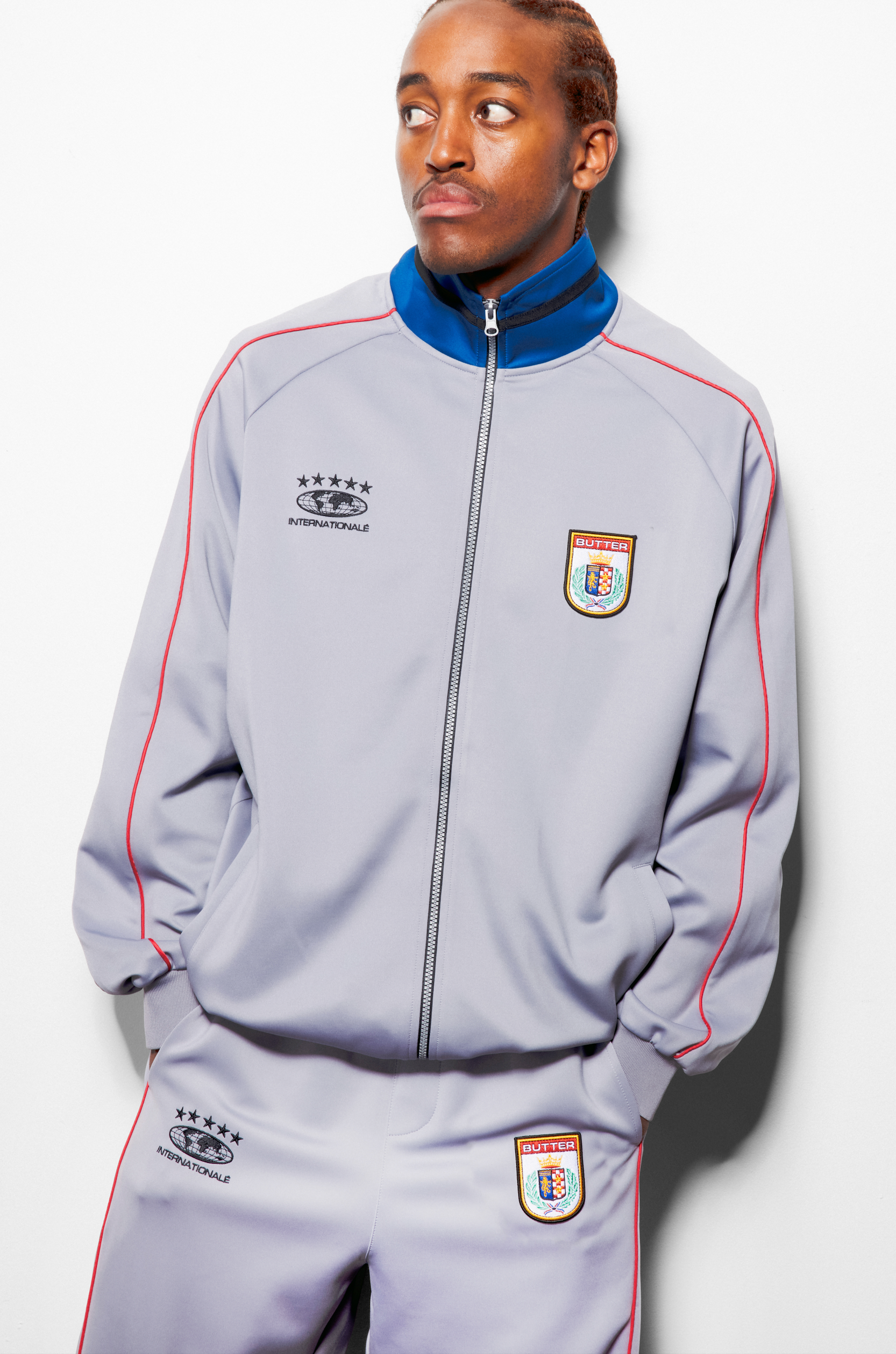 Internationale Track Jacket - Grey