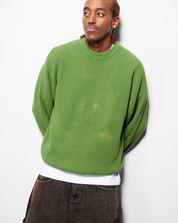 Newcomer Reversible Knit Sweater - Grey