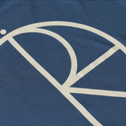 T-Shirt Contrasté I Stroke Logo - Bleu Gris