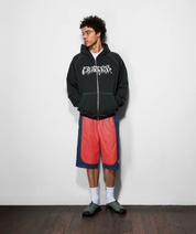 Drummer Zip-Thru Hood - Washed Black