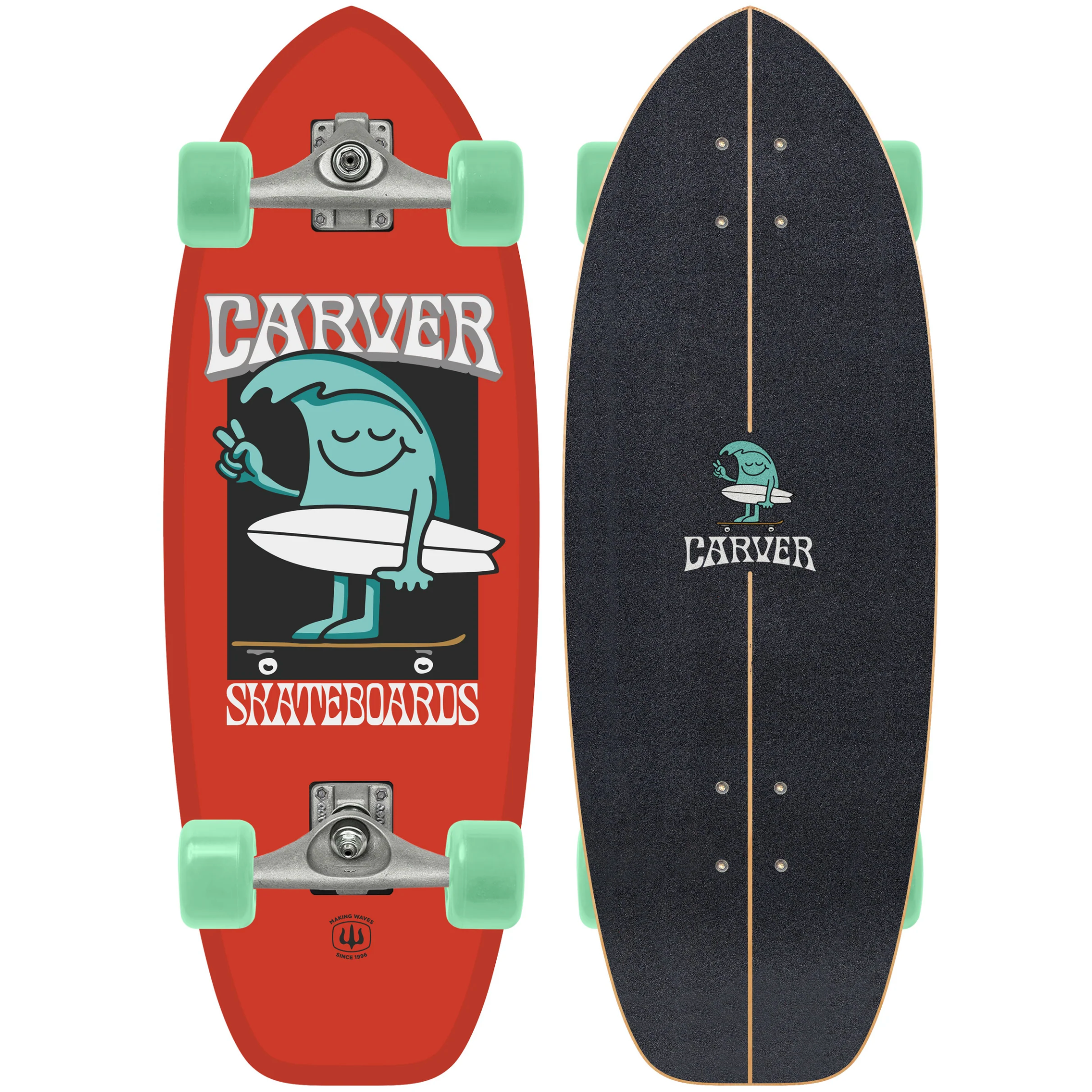 Wavy Davy, 28" | Mini Surfskate Complete