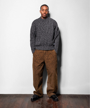 Speckle Knit Sweater - Navy