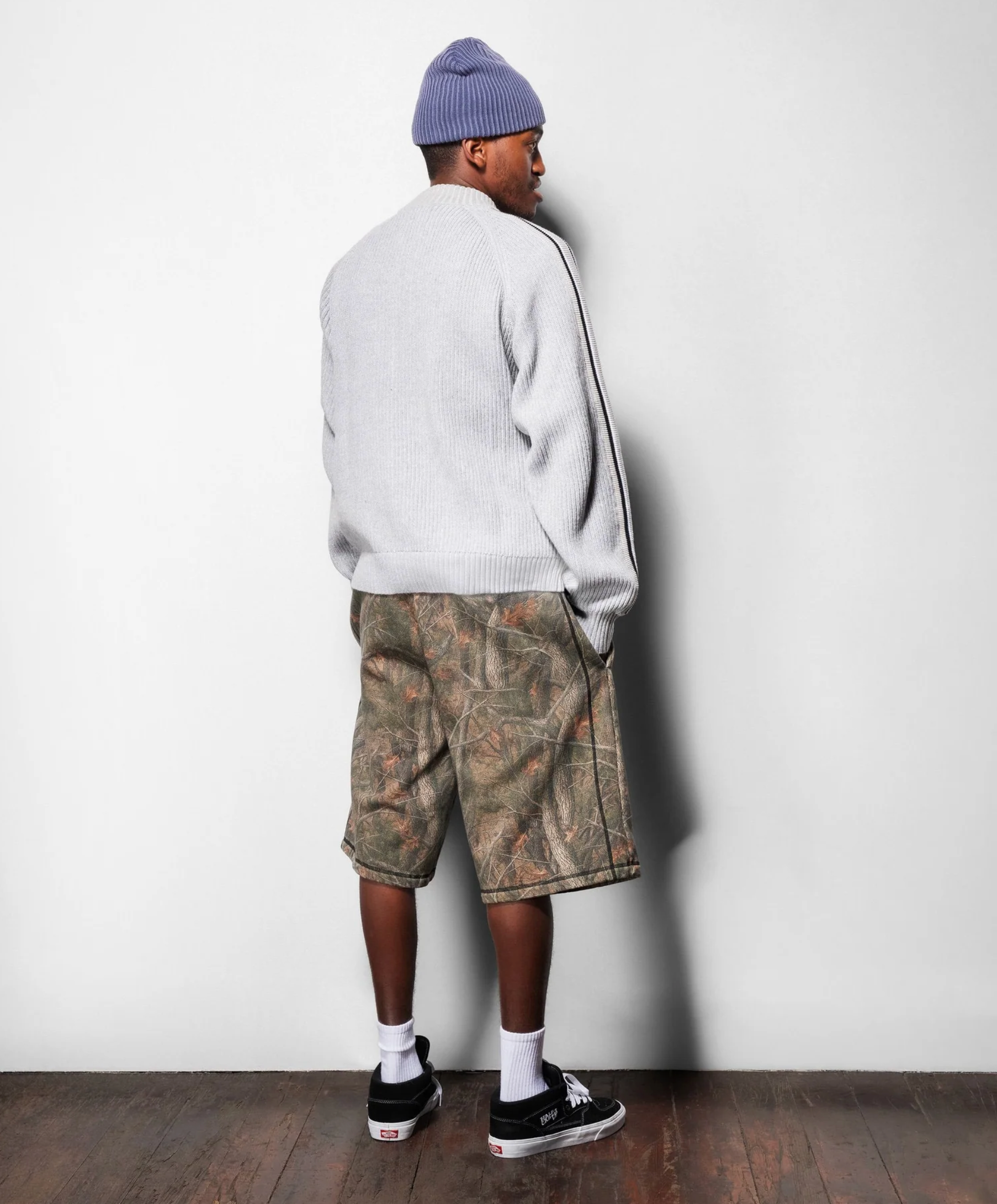 Club Zip-Thru Knit - Ash