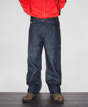 Relaxed Denim Jeans - Selvedge Blue