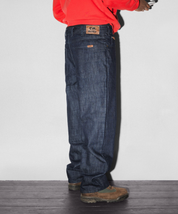Relaxed Denim Jeans - Selvedge Blue