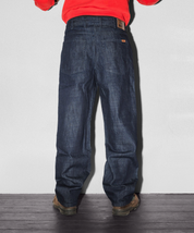 Relaxed Denim Jeans - Selvedge Blue