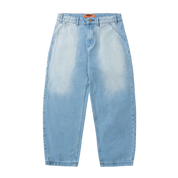 Scribble Denim Jeans - Faded Light Blue