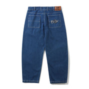 Scribble Denim Jeans - Mid Blue