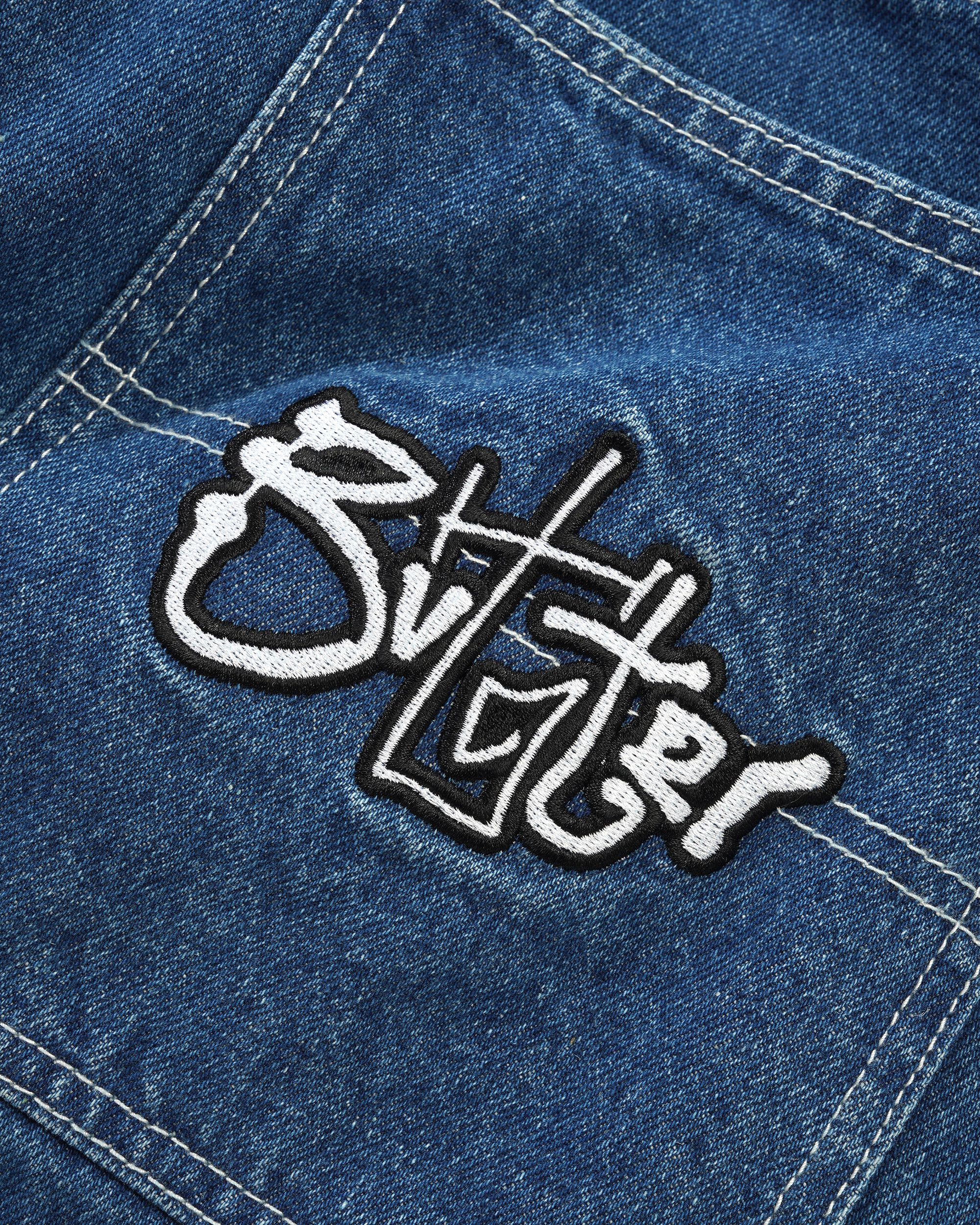 Scribble Denim Jeans - Mid Blue