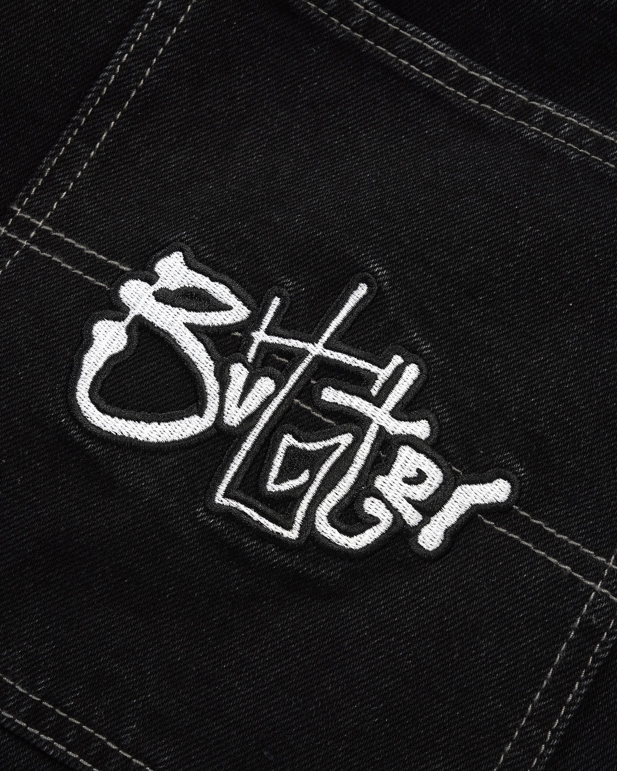 Scribble Denim Jeans - Washed Black