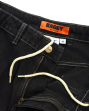 Scribble Denim Jeans - Washed Black