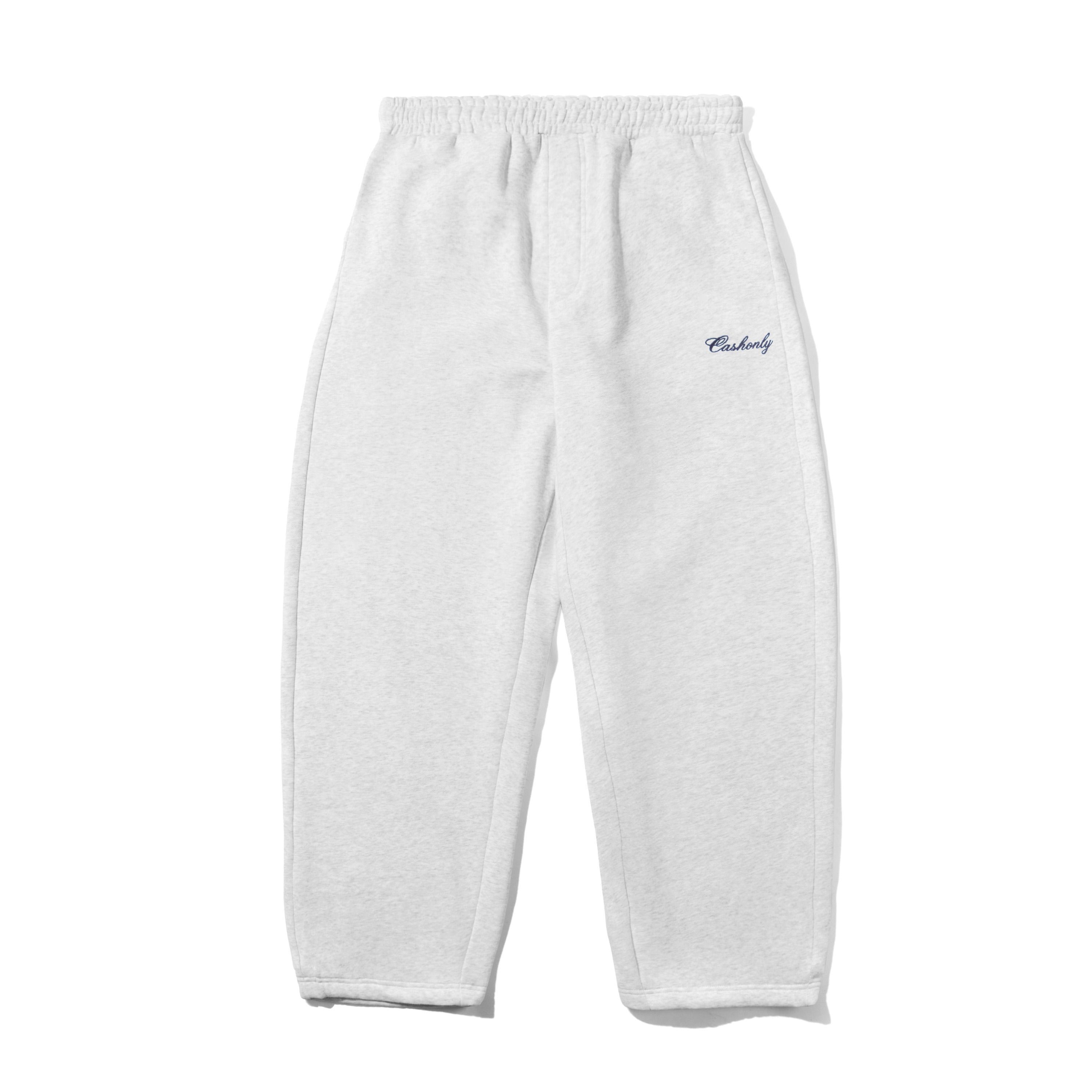 Script Fleece Sweatpants - Ash