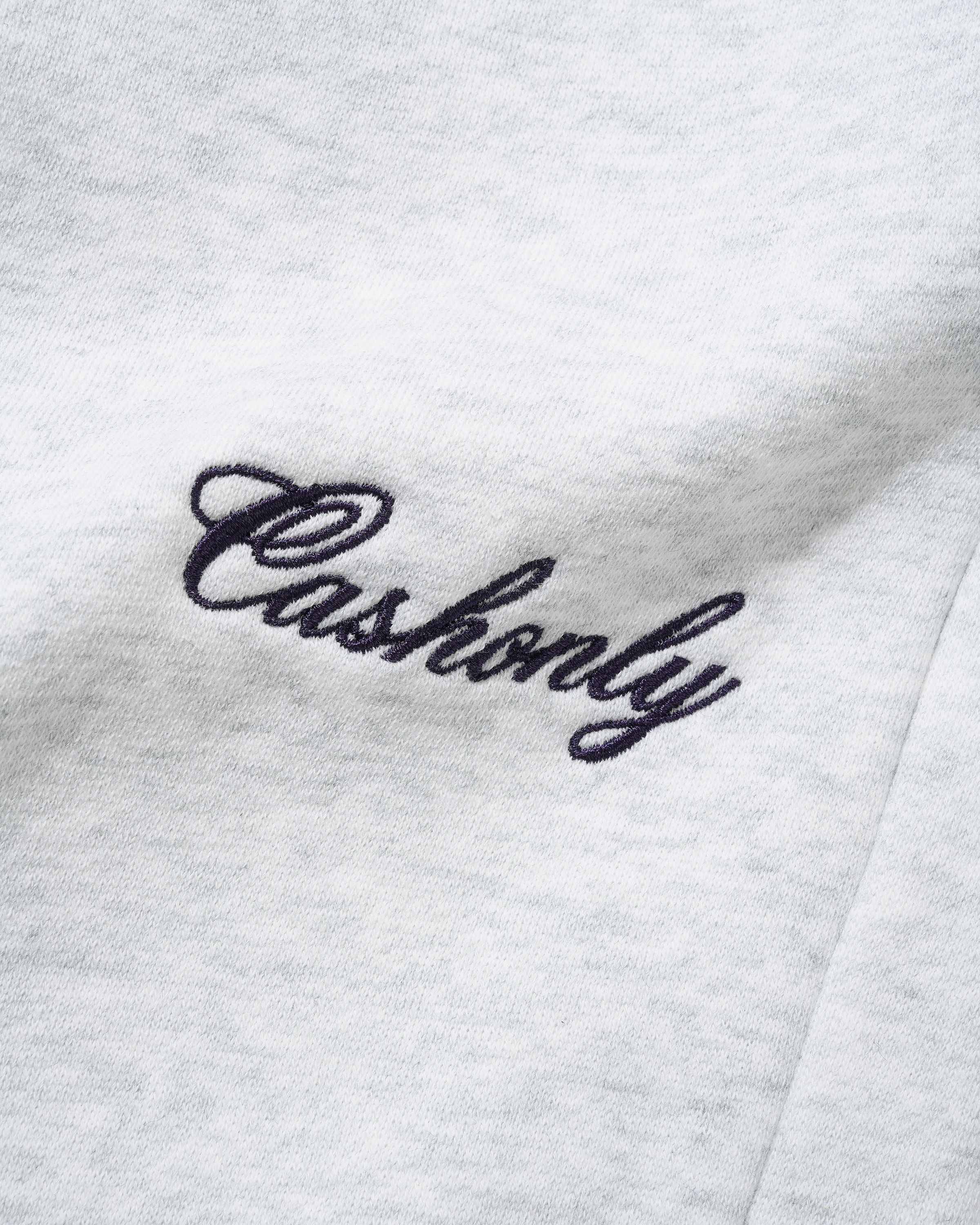 Script Fleece Sweatpants - Ash