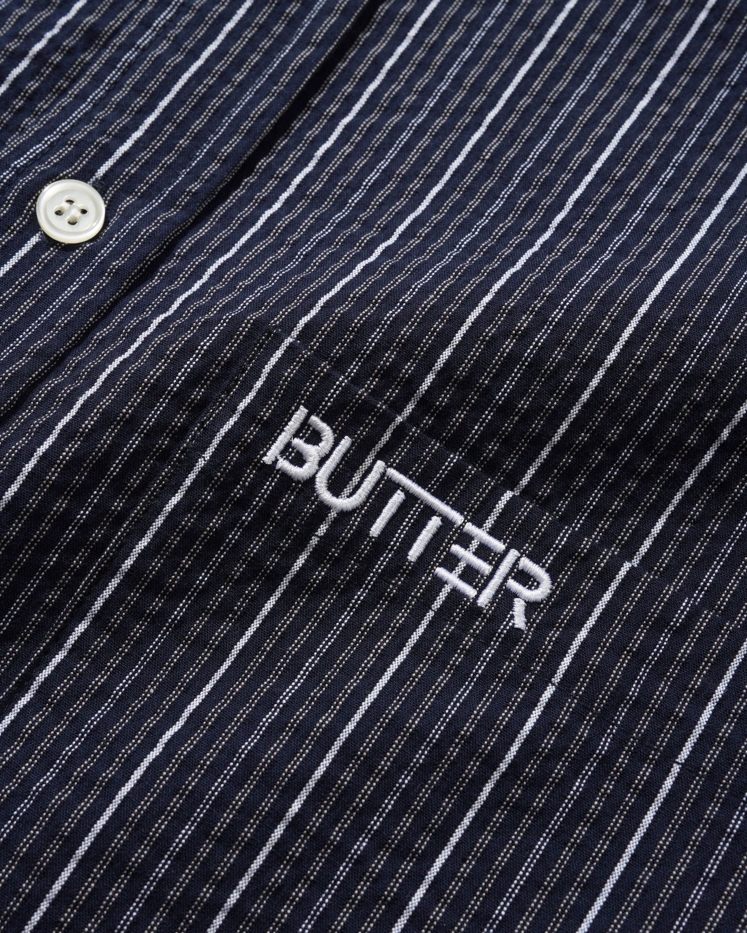 Seersucker Shirt - Navy