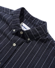 Seersucker Shirt - Navy