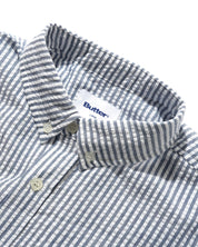 Chemise Rayée Seersucker - Marine