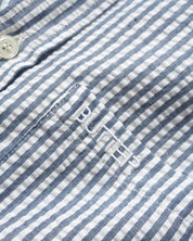 Chemise Rayée Seersucker - Marine