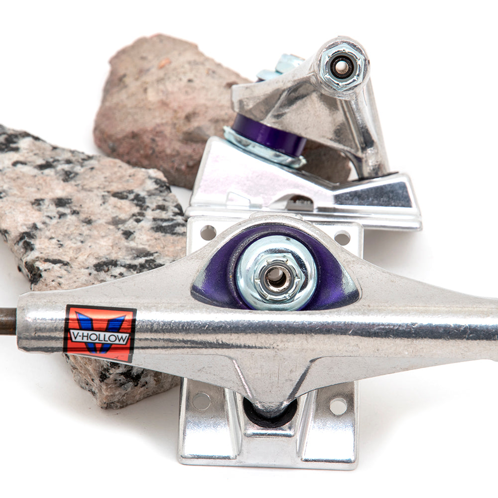 V-Hollow High Trucks - Silver