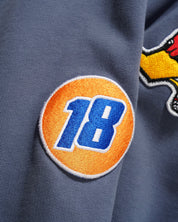 Service Zip-Thru Hood - Washed Stone Navy