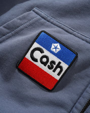 Service Zip-Thru Hood - Washed Stone Navy