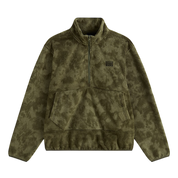 Shepard Half-Zip Polar Fleece - Mossy Olive Green/Obsidian Fern Green