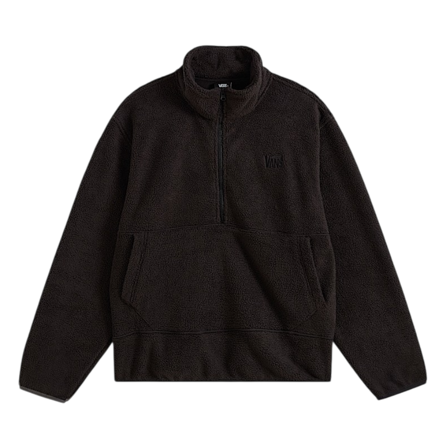 Polaire Shepard à Demi-Zip - Noir