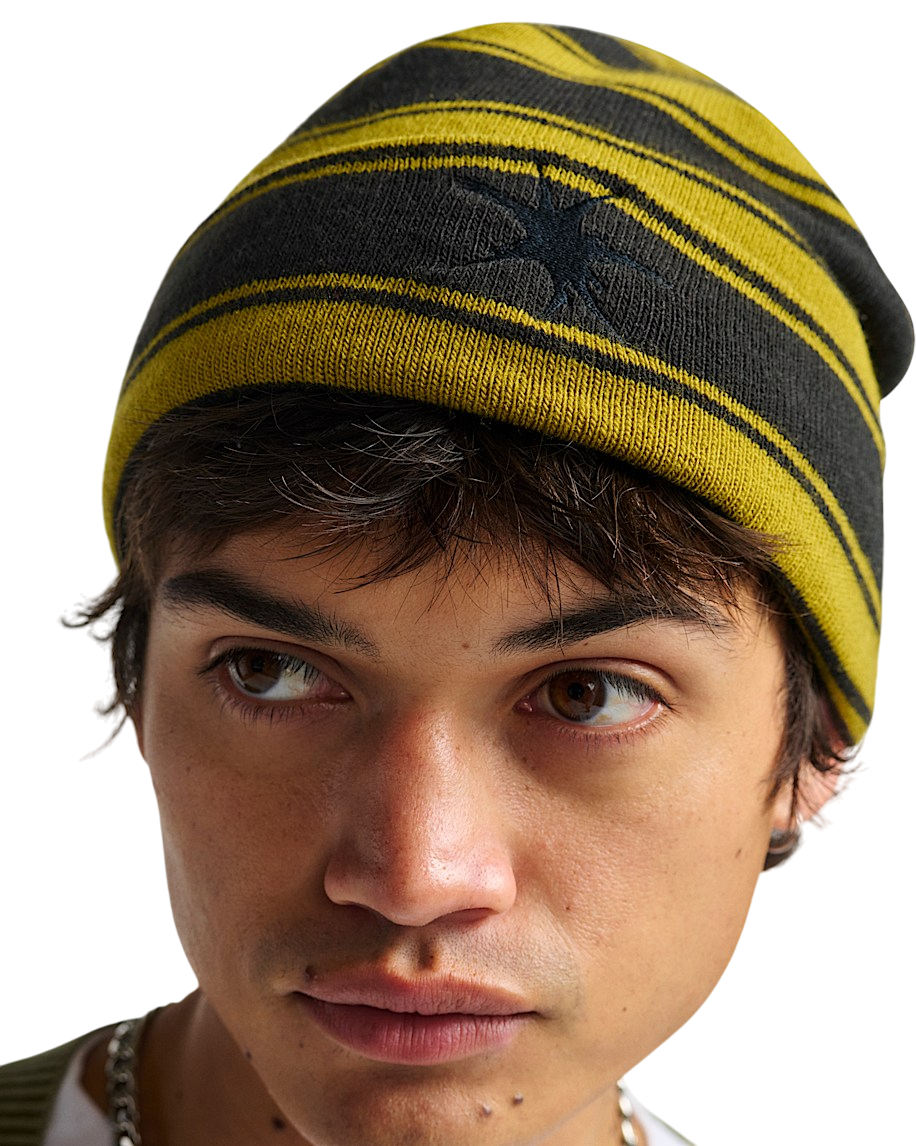 Skate Blurry Stripe Tuque - Noir