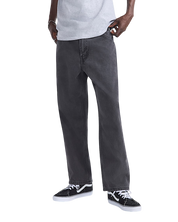 Skate Check-5 Loose Denim Pants - Black Denim